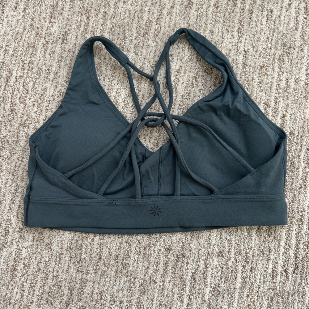 *SET* Athleta Solace Bra S (A-C) and Ultra High-Rise Elation 7/8 Tight S Gray - Picture 2 of 5